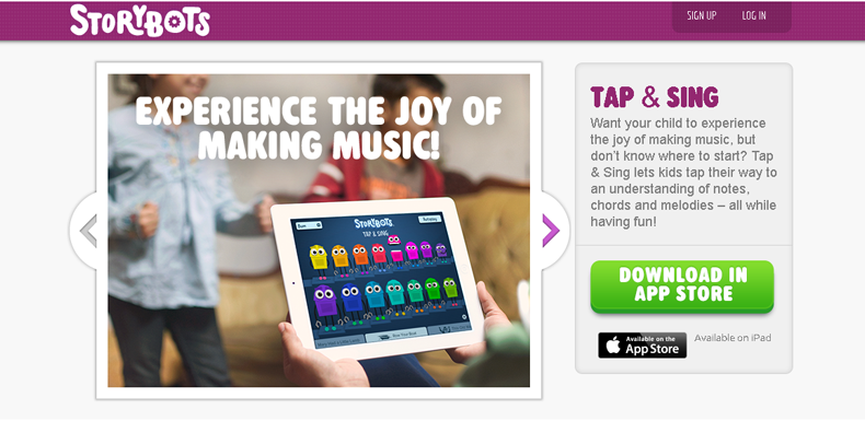 StoryBots Tap & Sing